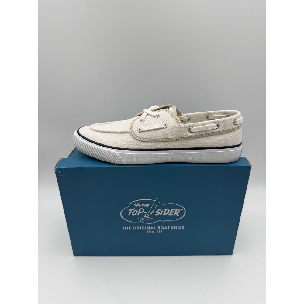Sperry Top-Sider Classic Seamate Boat Shoes Ecru Canvas Size 12M CLASCSEAMATE_WM